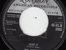 HOT ROCKABILLY MEL ROBBINS *SAVE IT* 1959  LONDON