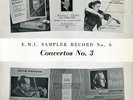 EMI ESR106 - Sampler No. 6 - Concertos - Johanna MARTZY - Michael RABIN - RARE