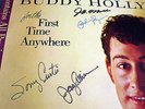 BUDDY HOLLY - For The First Time Anywhere - UK Vinyl LP *SIGNED by CRICKETS* EX