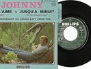 EP JOHNNY HALLYDAY  RARE VARIANTE+ LANGUETTE BLEUE  SUPERBE ETAT QUASI NEUF
