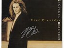 MICHAEL BOLTON SOUL PROVIDER  SIGNED BY ARTIST VINYL (SLEEVE ONLY) 100% ORIGINAL