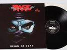RAGE -Reign of Fear LP 1986 NOISE REC. Debut   avenger kreator violent force
