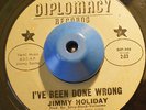 RARE - Blues Northern Soul RnB 45 JIMMY HOLIDAY DIPLOMACY -  CAN'T STAND IT