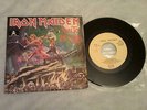 IRON MAIDEN RUN TO THE HILLS 7/45 RARE PORTUGAL DIFFERENT BACK COVER  EX 1982