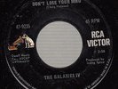 HEAR Garage Psych Fuzz 45 THE GALAXIES IV Don't Lose Your Mind on RCA Victor