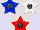 Elvis Presley Blue Moon-It's Now Or Never-Love Me Tender [3 Colored Star Shaped]