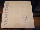 Madonna -  True Blue LP Inner  Sleeve Signed By Madonna