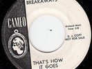 THE BREAKAWAYS US CAMEO  DJ *THAT'S HOW IT GOES* N/SOUL