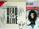DEAD OR ALIVE YOUTHQUAKE EPIC 30 3P-670 JAPAN PICTURE VINYL AUTOGRAPH LP