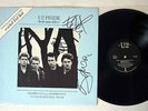 U2 PRIDE ISLAND ISX 202 UK pressing AUTOGRAPH Vinyl LP
