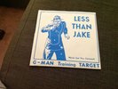 1997 7 Inch 45 Rpm Less Than Jake G-man Training Target Punk Rock 1 Sided?