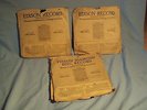 3 Antique EDISON RECORDS DIAMOND DISC thick records 80110 80125 80310