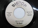 LOU JOHNSON Unsatisfied BIG TOP Northern Soul D.J White Label Promo