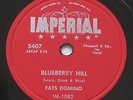 FATS DOMINO - BLUEBERRY HILL / HONEY CHILE -  IMPERIAL RECORDS 78 RPM 10