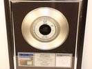 Black Sabbath, Hard Road, Platin Record, platin Schallplatte, goldene