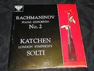 DECCA SXL 2076 RACHMANINOV PIANO CONCERTO No.2 WBg LP KATCHEN - SOLTI