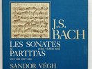 VALOIS CMB14 SANDOR VEGH - JS BACH sonatas & partitas for violin solo EX+
