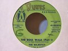 THE MAJESTICS - THE BOSS WALK PT. 1 & 2 45 ON DUNES DU2014 INSTRO SURF ROCKER