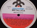 METALLICA BLACK ALBUM RARE SONO-RODVEN WHITE LABEL LP VENEZUELA