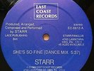 STARR she's so fine EAST COAST rare BOOGIE funk Modern Soul 12