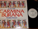 TAS MOBILE FIDELITY: PREVIN: CARL ORFF: CARMINA BURANA MINT- RECORDS PLAY GRADED