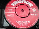 BEATLES  PLEASE PLEASE ME ORIGINAL 63 RED LABEL 45 WITH MIGB WORDING STATEMENT