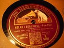 JAZZ JACK HYLTON O. Hello Beautiful/The One Man Band  HMV 5994