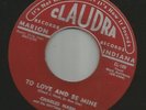 ROCKABILLY BOPPER- CHARLES NASH & RHYTHM RAMBLERS-HEAR BOTH- 958 INDIANA CLAUDRA