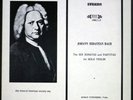 MHS 1460-2 3LP Box NM JS Bach - Solo Violin 6 Sonatas/Partitas, Roman Totenberg