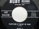 LEE DAVID - Temptation Is Callin' My Name - RUBY - US 45 NORTHERN SOUL CLASSIC