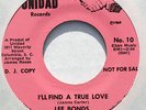 hear: LEE BONDS on Unidad rare deep soul 45 I'll Find a True Love M- nice