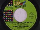 rare Popcorn Soul 45 JERRY GOLDSMITH you've gotta let me go DOT Hear