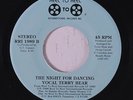 rare Modern Soul 45 TERRY BEAR the night for dancing