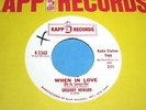 GREGORY HOWARD & GROUP When In Love 45 Rare Doo Wop Kapp WL Promo NM Listen
