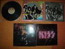 2x KISS HOTTER THAN HELL LP, 1976, JAPAN + ALIVE LP USA