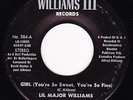 Lil Major Williams-Girl (You're So Sweet)Girl Don't-Rare TX 70's Soul 45-HEAR