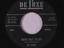 ROY GAINES: You're Right, I'm Left / Stolen Moments 45 rare Blues & R&B