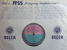 Single Sided Uk Decca ED1 Test Press Ricci Dvorak Violin Cto Grooved SXL 2279 NM