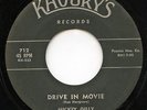 Rare Rockabilly 45- Mickey Gilly- Drive In Movie-Original 1st Press-Khourys-HEAR