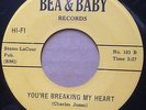 The Daylighters DOO WOP 45 You're Breaking My Heart / Mad House Jump HEAR #BB984