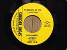 THE DRAMATICS northern soul 45 All Because Of You/Haven't Got Love   Sport NM