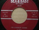 Eddie Boyd R&B BLUES 45 Im Commin Home / Thank You Baby on Bea & Baby HEAR BB908