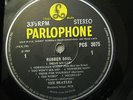 BEATLES RUBBER SOUL PCS 3075 YELLOW BLACK STEREO  1-R 1-P STAMPERS