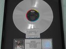 Tina Turner - Private Dancer - Certified RIAA Platin Sales Award