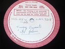 FACTORY SAMPLE LP Jimmy DURANTE, Al JOLSON, + guests