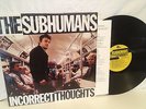 SUBHUMANS Incorrect Thoughts ORIGINAL CANADA PUNK 1st Press INSERT SHEET 1980 LP