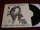MINOR THREAT - TRY NOT TO FORGET LP   TEST PRESSING LTD 23 copies SILK SCREEN