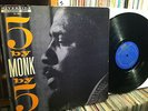 THELONIOUS MONK - 5 BY MONK BY 5 - DG - RIVERSIDE - 1ST MONO PRESS - VG+ STRONG