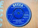 EX+ UK DECCA 45 DEMO - BILLY FURY - SOMEBODY ELSE'S GIRL