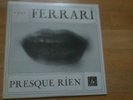 LUC FERRARI Presque Rien / Promenade LP INA GRM GRAMME ELECTRONIC AVANT GARDE NM